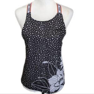 5/$55 Adidas NWT Farm Tank top, black & white stars, athletic tank, size S